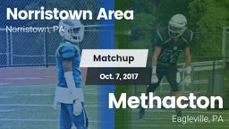 Matchup: Norristown Area vs. Methacton  2017