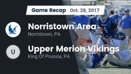 Recap: Norristown Area  vs. Upper Merion Vikings 2017