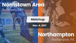 Matchup: Norristown Area vs. Northampton  2017