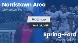 Matchup: Norristown Area vs. Spring-Ford  2018