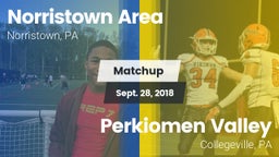Matchup: Norristown Area vs. Perkiomen Valley  2018