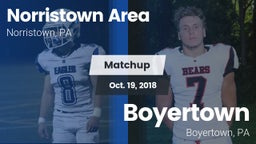 Matchup: Norristown Area vs. Boyertown  2018