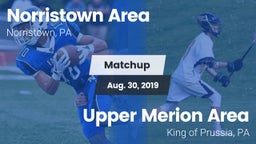 Matchup: Norristown Area vs. Upper Merion Area  2019