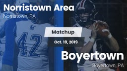 Matchup: Norristown Area vs. Boyertown  2019