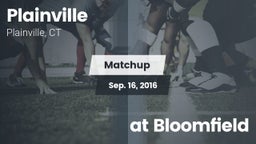 Matchup: Plainville vs. at Bloomfield  2016