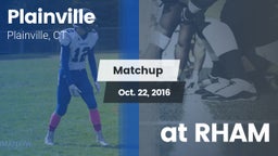 Matchup: Plainville vs. at RHAM  2016