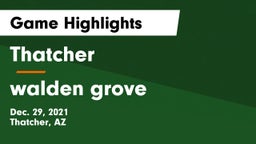 Thatcher  vs walden grove  Game Highlights - Dec. 29, 2021