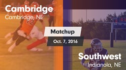 Matchup: Cambridge High vs. Southwest  2016