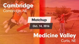 Matchup: Cambridge High vs. Medicine Valley  2016
