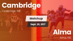 Matchup: Cambridge High vs. Alma  2017