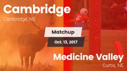 Matchup: Cambridge High vs. Medicine Valley  2017