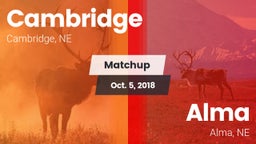 Matchup: Cambridge High vs. Alma  2018