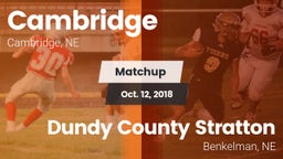 Matchup: Cambridge High vs. Dundy County Stratton  2018