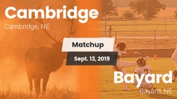 Matchup: Cambridge High vs. Bayard  2019