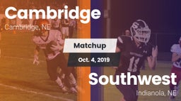 Matchup: Cambridge High vs. Southwest  2019