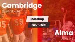 Matchup: Cambridge High vs. Alma  2019