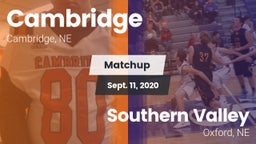 Matchup: Cambridge High vs. Southern Valley  2020
