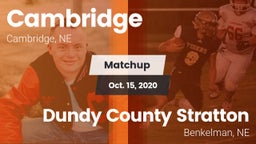 Matchup: Cambridge High vs. Dundy County Stratton  2020