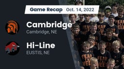 Recap: Cambridge  vs. Hi-Line 2022