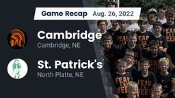 Recap: Cambridge  vs. St. Patrick's  2022