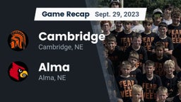 Recap: Cambridge  vs. Alma  2023