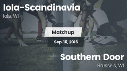 Matchup: Iola-Scandinavia vs. Southern Door  2016