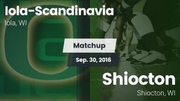 Matchup: Iola-Scandinavia vs. Shiocton  2016