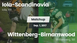 Matchup: Iola-Scandinavia vs. Wittenberg-Birnamwood  2017