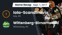 Recap: Iola-Scandinavia  vs. Wittenberg-Birnamwood  2017