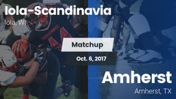 Matchup: Iola-Scandinavia vs. Amherst  2017