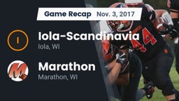 Recap: Iola-Scandinavia  vs. Marathon  2017