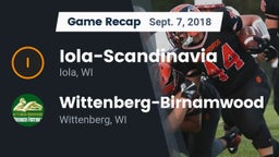 Recap: Iola-Scandinavia  vs. Wittenberg-Birnamwood  2018