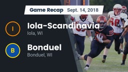 Recap: Iola-Scandinavia  vs. Bonduel  2018