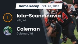 Recap: Iola-Scandinavia  vs. Coleman  2018