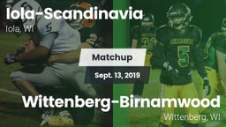 Matchup: Iola-Scandinavia vs. Wittenberg-Birnamwood  2019