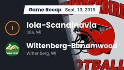 Recap: Iola-Scandinavia  vs. Wittenberg-Birnamwood  2019