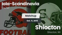 Matchup: Iola-Scandinavia vs. Shiocton  2019