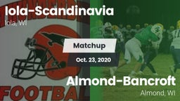 Matchup: Iola-Scandinavia vs. Almond-Bancroft  2020