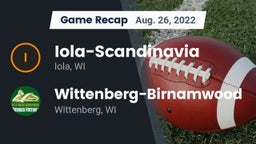 Recap: Iola-Scandinavia  vs. Wittenberg-Birnamwood  2022