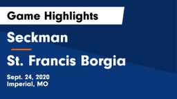 Seckman  vs St. Francis Borgia  Game Highlights - Sept. 24, 2020