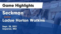 Seckman  vs Ladue Horton Watkins  Game Highlights - Sept. 28, 2021