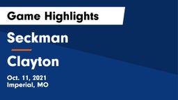 Seckman  vs Clayton  Game Highlights - Oct. 11, 2021