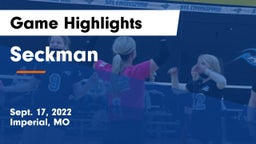 Seckman  Game Highlights - Sept. 17, 2022