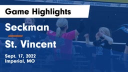 Seckman  vs St. Vincent  Game Highlights - Sept. 17, 2022