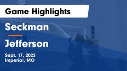 Seckman  vs Jefferson  Game Highlights - Sept. 17, 2022