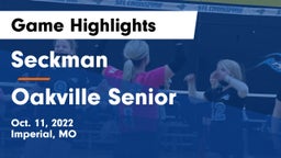 Seckman  vs Oakville Senior  Game Highlights - Oct. 11, 2022
