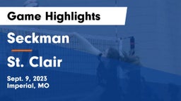 Seckman  vs St. Clair  Game Highlights - Sept. 9, 2023