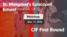 Matchup: St. Margaret's vs. CIF First Round 2016