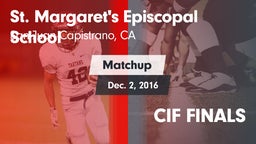Matchup: St. Margaret's vs. CIF FINALS 2016