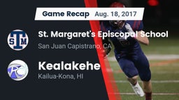 Recap: St. Margaret's Episcopal School vs. Kealakehe  2017